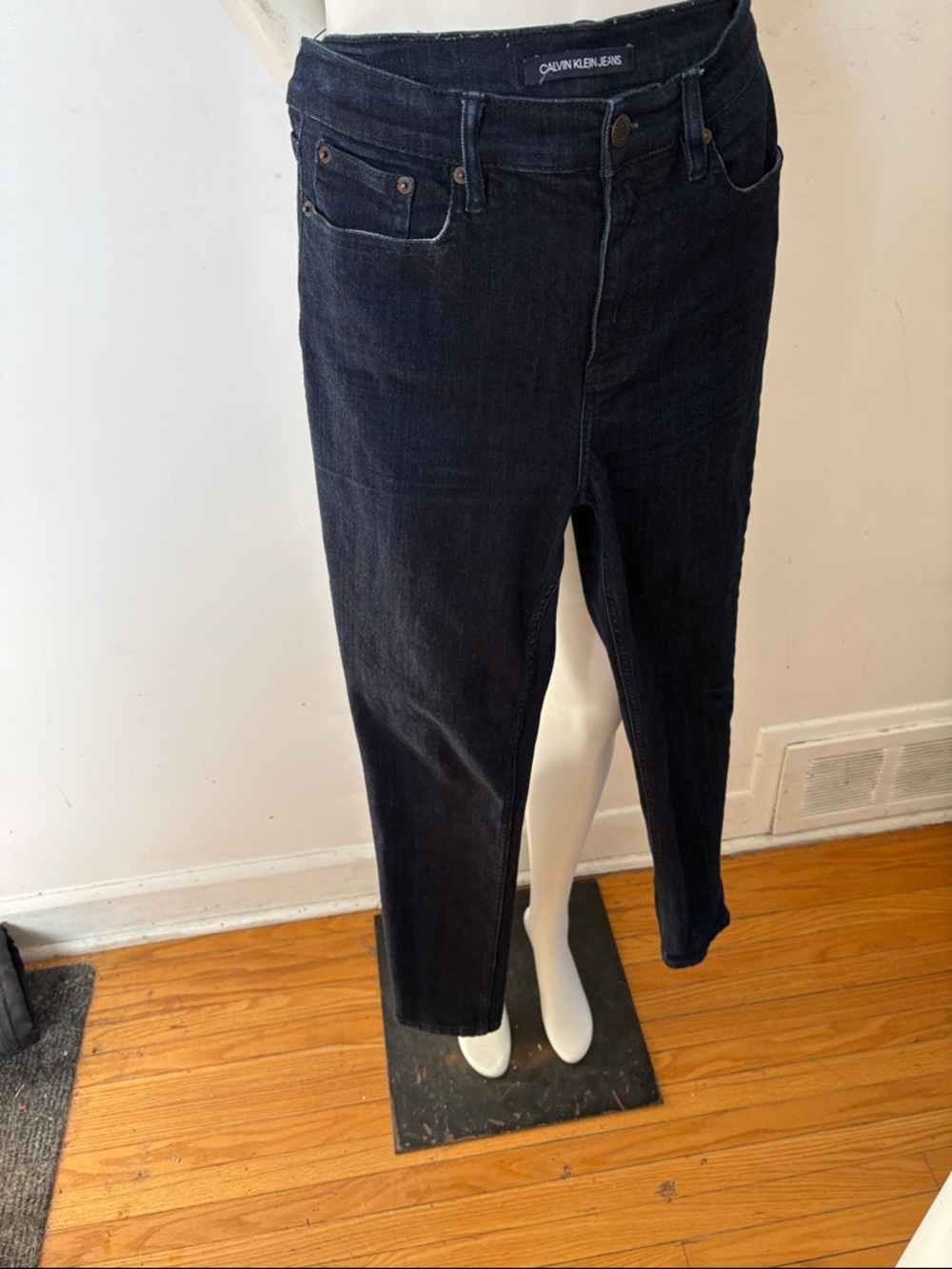 Calvin Klein Jeans Navy Slim Straight Denim